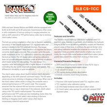 6L80 6L90 Valve Body Repair Kit TCC and Clutch Select Valves 6L8 CS-TCC