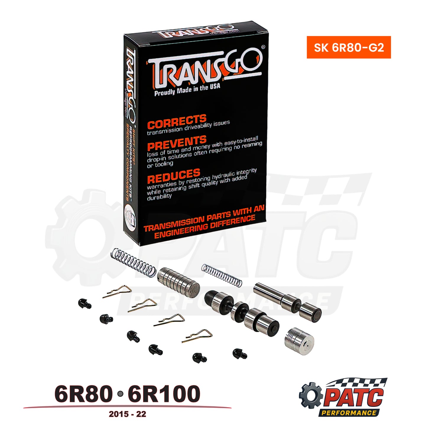 2015-2022 6R80 6R100 SHIFT KIT® Valve Body Repair | TransGo SK 6R80-G2