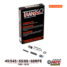 1999-2018 TCC Accumulator Piston and Sleeve Kit TransGo RFE-TCC-ACCUM