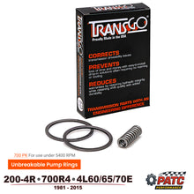 200-4R 700R4 4L60 Unbreakable Pump Ring Kit Kit | TransGo 700-PK