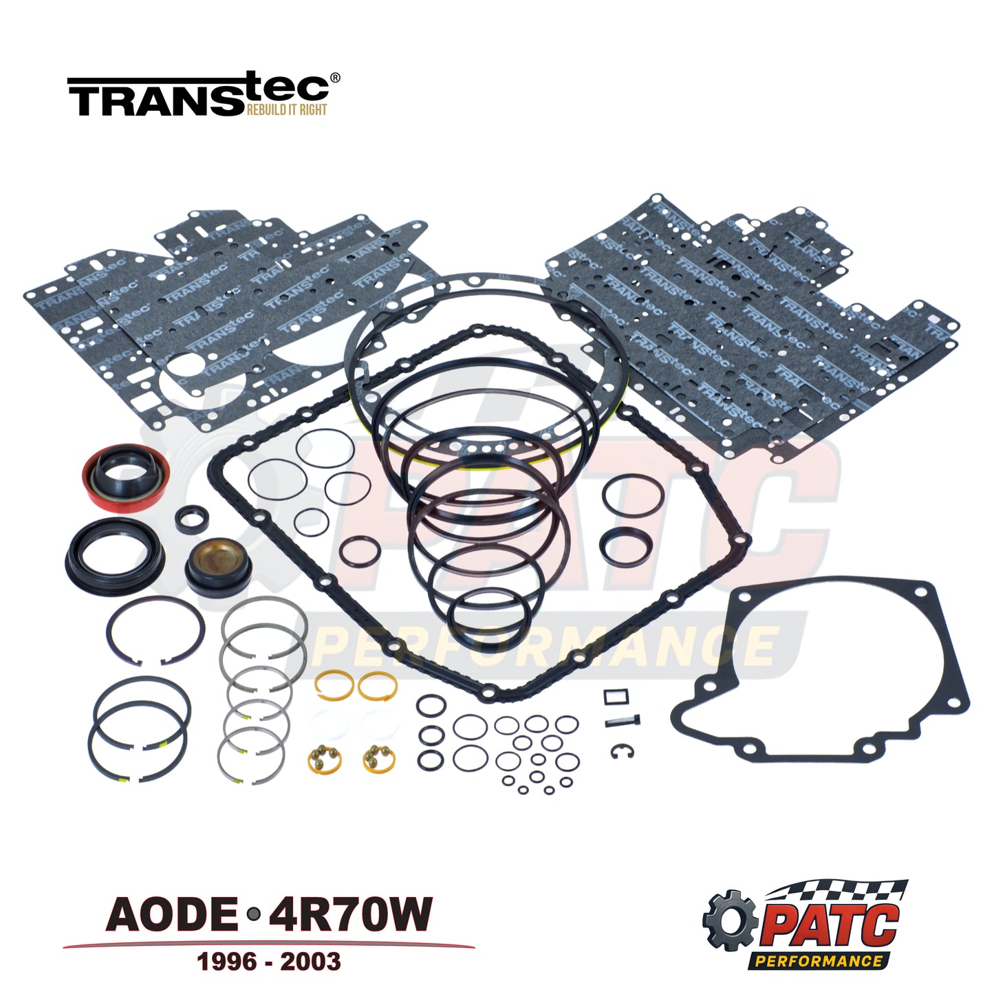 1996-2003 AODE 4R70W Transmission Rebuild Kit Gaskets and Seals