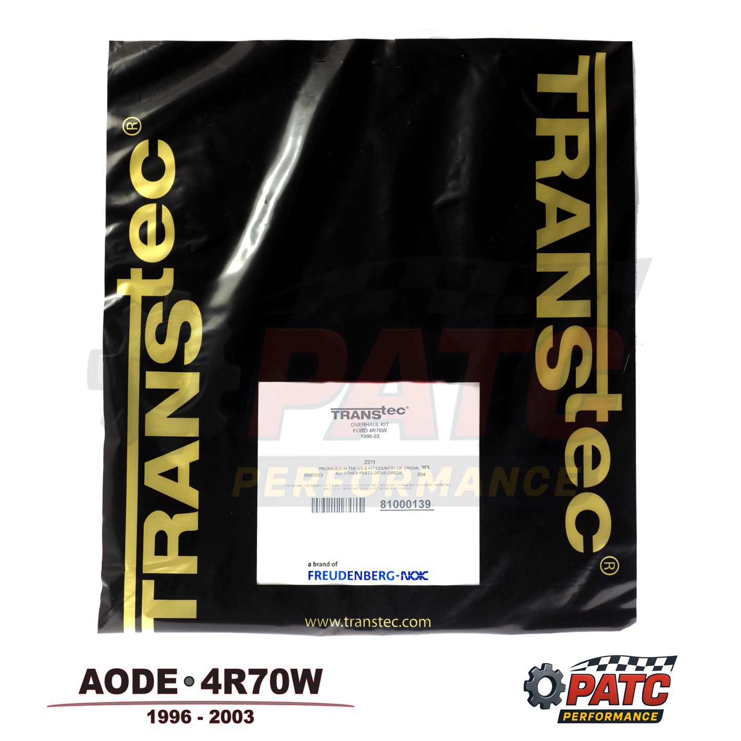1996-2003 AODE 4R70W Transmission Rebuild Kit Gaskets and Seals