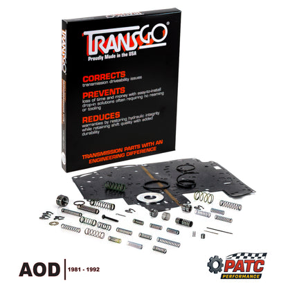 AOD Valve Body Repair Shift Kit, TransGo SK-AOD
