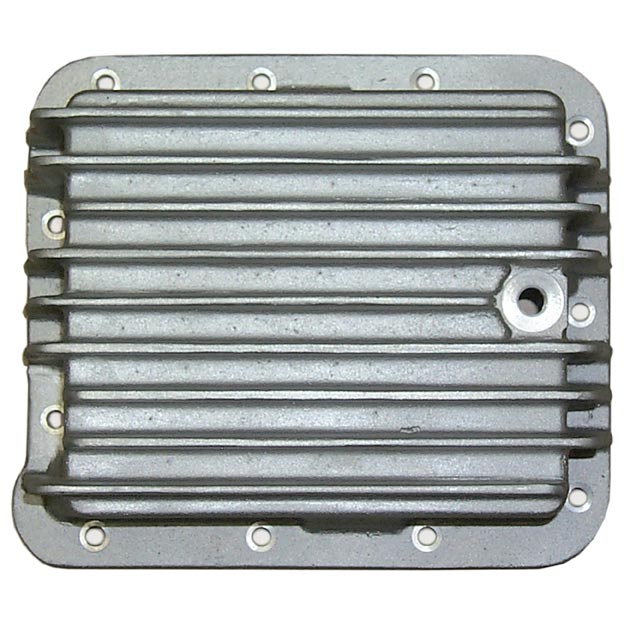 Case Fill Style Transmission Pan Black Steel Fits Ford C4 