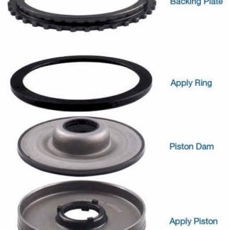 104960-20K PISTON KIT, 6L80E / 6L90E, 4-5-6 HEAVY DUTY. Works with the PATC 4-5-6 Powerglide hub only.