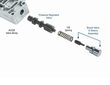 AODE / 4R70W Oversized Pressure Regulator & Boost Valve Kit, Sonnax 76948-16K. Shop On Our website For More Sonnax Products Today! Or At 318-742-7353!