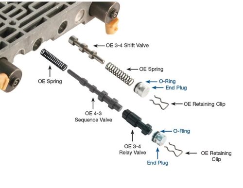 77964-08K 4L60E 3-4 Relay O-Ringed End Plug Kit