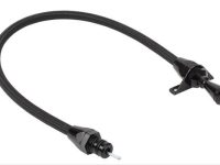 LOKAR #XTD-3AODFM36 Dipstick, AOD Braided Stainless Steel, Black, Firewall Mount, AOD