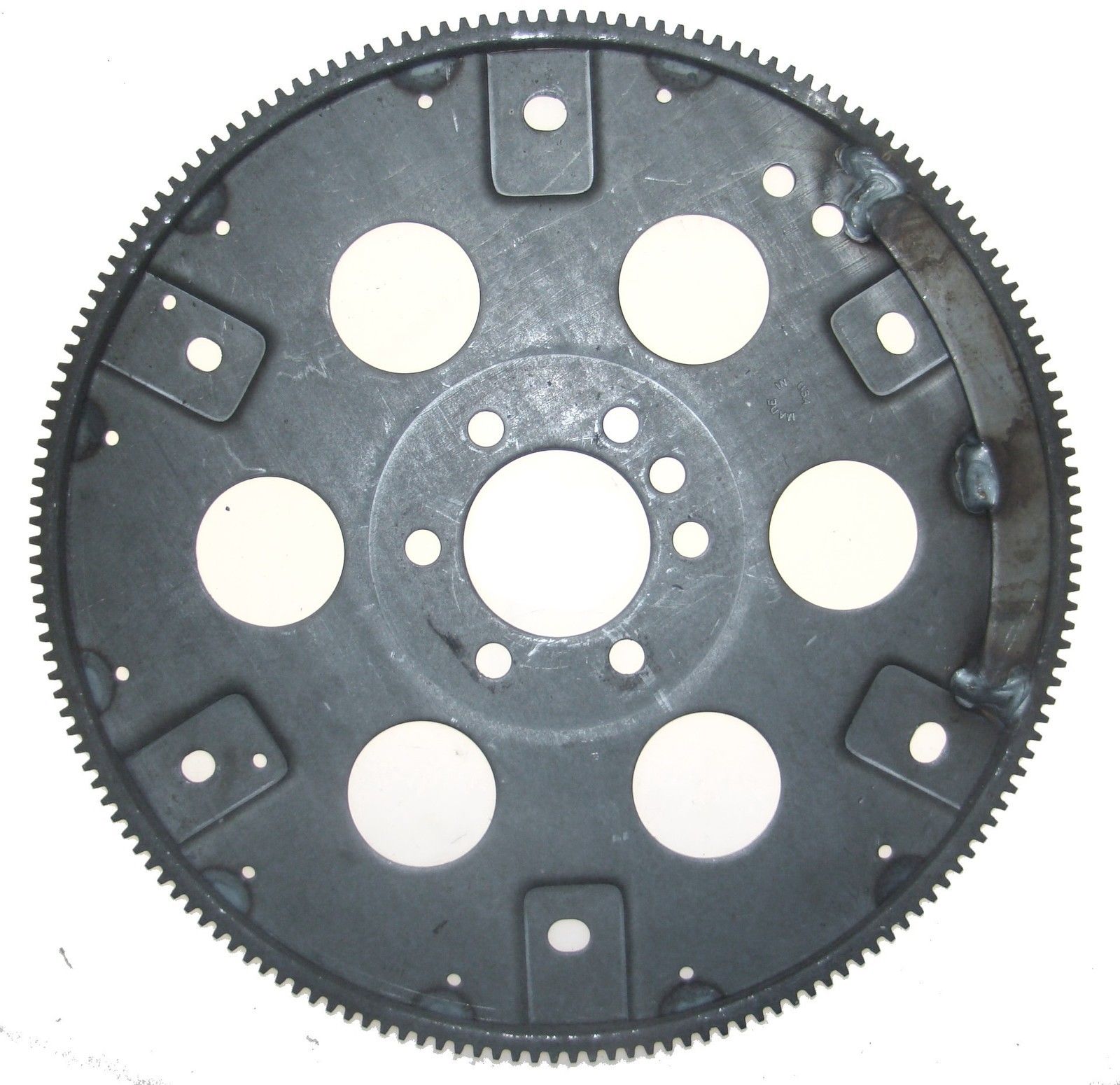 PCE229.1019 compatible with Chevy SBC 350 Late 1Pc Rms 168 Int/Ext Billet Steel Light SFI Flywheel 
