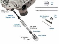 6L45 / 6L50 / 6L80 / 6L90 Oversized Pressure Regulator & Boost Valve Kit, Sonnax 104520-07K. Shop On Our Website For More 6L90 Products Today!