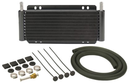 Derale 13501 Transmission Cooler. Size: 6 3/4" X 4 1/2" X 11", Plate Type.