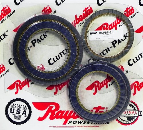 4L80E / 4L85E GEN 2 Blue Friction Clutch Pack, 1991-1995, Raybestos RCPBP-31