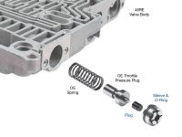 42RE / 42RH / 44RE / 44RH / 46RE / 46RH / 47RE / 47RH / A727 Line Pressure Plug & Sleeve Kit, Sonnax 22229-04K. Shop On Our Website For More A727 Products!