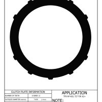 Alto 028701K Forward Direct Kolene Steel Plate for Chrysler Dodge Mopar applications.