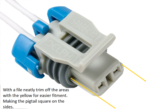 518 / 618 / A518 / A618 Two Wire Pigtail Connector for Overdrive, (non-lock-up) Instructions