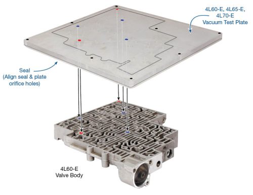 4L60E / 4L65E / 4L70E Valve Body Vacuum Test Plate Kit, Sonnax 77754-VTP. Shop On Our Website For More 4L70E Products Today! Or Call Us At 318-742-7353!