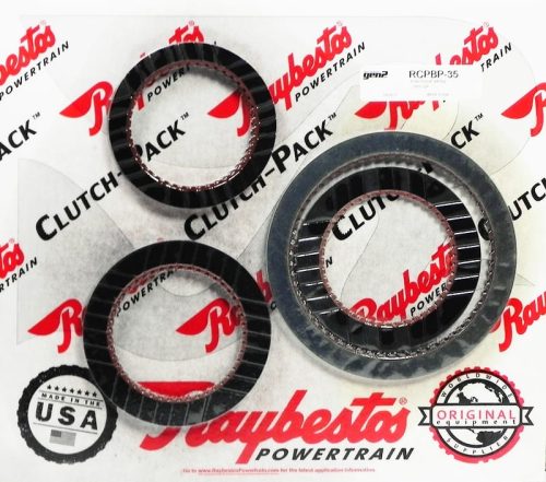 RCPBP-35, AODE / 4R70W Raybestos GEN 2 Blue Friction Clutch Pack, 1980-On