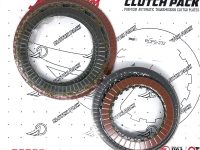 RCPS-232, 68RFE Raybestos Stage-1 Friction Clutch Pack, 2007-On