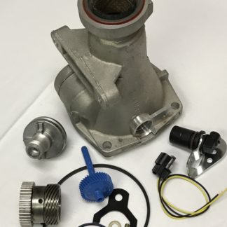 4L60E 700R4 Transmission Tail Housing with Both Speedometer Gears and Speed Sensor