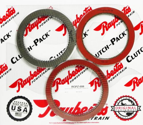 RGPZ-008, C6 Raybestos GPZ Stage-1 Friction Clutch Pack, 1967-1975