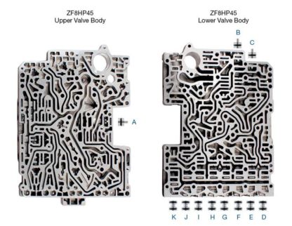ZF8HP70 O-Ringed End Plug Locations