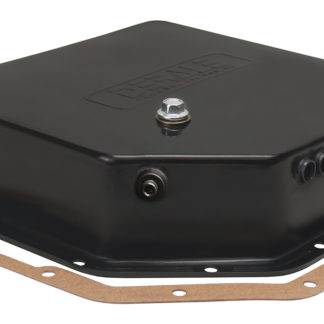 Derale 14200 TH350 Transmission Cooling Pan Increases Fluid Capacity by 2 Quarts.