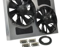 Derale 16842 High Output Dual Radiator Fan and Shroud Kit