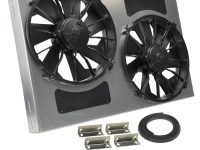 Derale High Output Dual Radiator Fan and Shroud Kit 16837