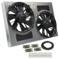 Derale High Output Dual Radiator Fan and Shroud Kit 16837