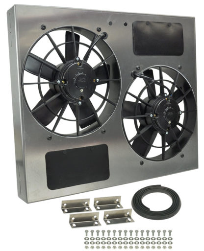 Derale High Output Dual Radiator Fan and Shroud Kit Number 16835