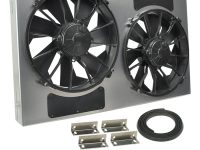 Derale Number 16838 High Output Dual Radiator Fan and Shroud Kit