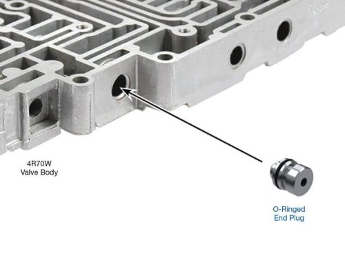 4R70E/W, 4R75E/W, AODE ('01-Later) O-Ringed 3-4 Shift Valve End Plug Kit (5) Sonnax 76948-49K