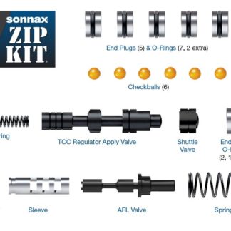 6T30, 6T40, 6T45, 6T50 Transmissions. Generation 2 Sonnax Zip-Kit Number 6T40-GEN2-ZIP