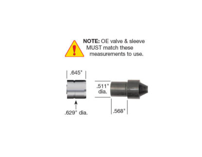 6R80 Pressure Regulator Sleeve Sonnax Number 95740-44 2015 On.