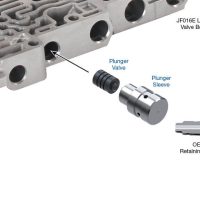 Jatco Nissan RE0F10D and JF017E RE0F10E Lockup Control Plunger Valve Kit Number 33510N-11K.