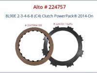 8L90E Alto G3 Clutch Material. 2-3-4-6-8 C4 Power Pack with Performance Steels. Number 224757 2015-On.