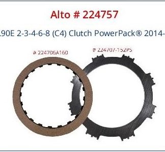 8L90E Alto G3 Clutch Material. 2-3-4-6-8 C4 Power Pack with Performance Steels. Number 224757 2015-On.