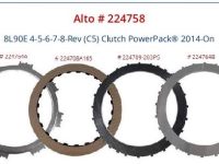 224758, 8L90E Alto 2-3-4-6-8 Clutch Power Pack, 2014-Up