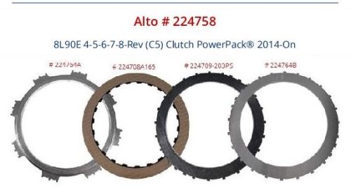 224758, 8L90E Alto 2-3-4-6-8 Clutch Power Pack, 2014-Up