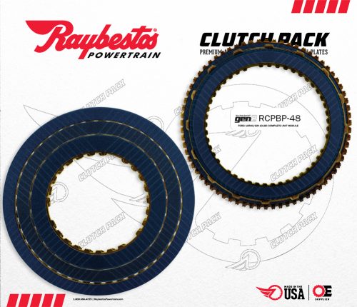 RCPBP-48, 10L80 Raybestos GEN 2 Blue Friction Clutch Pack, 2018-On