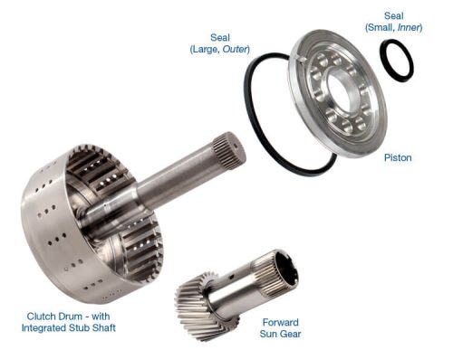 AODE Smart-Tech Direct Clutch Drum and Shaft Kit Sonnax Number 76656-02K.