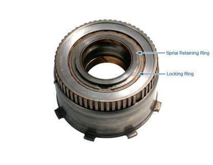 AOD AODE 4R70W Spiral Retaining Ring Sonnax Number 76554RK. Works with roller clutch or mechanical diode.