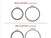 Alto 181752G 181753F JF016E-RE0F10D JF017E-RE0F10E Friction Steel Modules Combo Kit