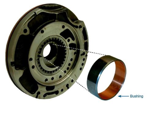 40TE, 40TES, 41AE, 41TE, 41TES, 42LE, 42RE, 42RH, 42RLE, 62TE, A670, A904 Pump Bushing Sonnax 12502-01.