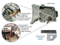 4L60E 4L65E 4L70E Wiring Harness Connector Bracket Sonnax Number 77980-01K