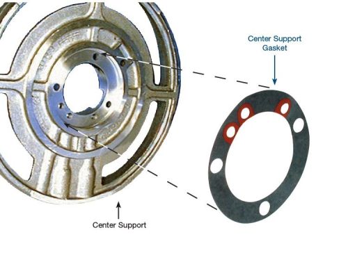 4R100 E4OD Silicone Printed Center Support Gasket Sonnax 36743G. Package Quantity: 5