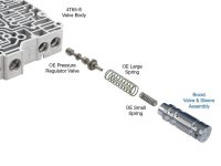 4T65E Boost Valve Kit Sonnax Drop-in Zip Valve Number 84754-30K. Drop-in Zip Valve parts install quickly and easily