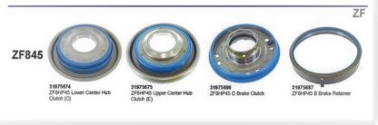 ZF8HP70, ZF8HP45 Hi-Per Blue Bonded Piston Set of 4 High Performance Blue Pistons