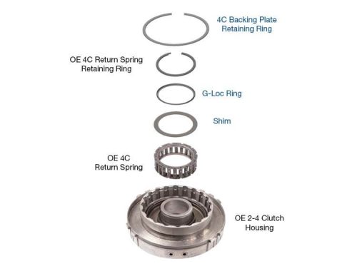 45RFE, 545RFE, 65RFE, 66RFE, 68RFE 4C Retaining Ring and Shim Kit Sonnax Number 72978-01K