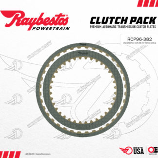RCP96-382, Nissan JF018E / RE0F02H Raybestos Transmission Friction Clutch Pack, 2014-On
